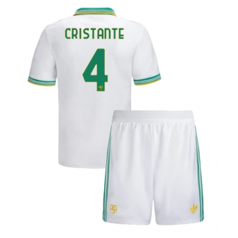 Billige Fotballdrakt AS Roma Bryan Cristante #4 Replika Tredjedraktsett Barn 2025-26 Kortermet (med bukser)